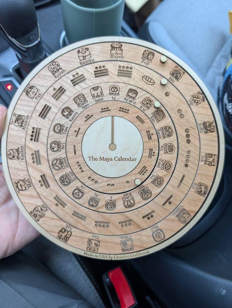 Maya Calendar Cholq'ij Edition | Interactive Wooden Calendar