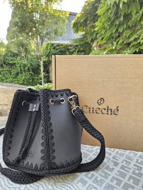 Bolso Bombonera Olga M negro