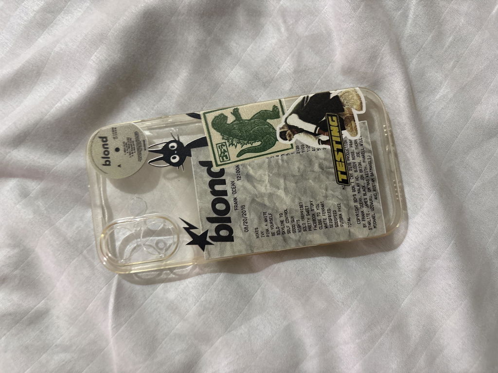 Frank Ocean Blond Aesthetic Silicone Clear Case