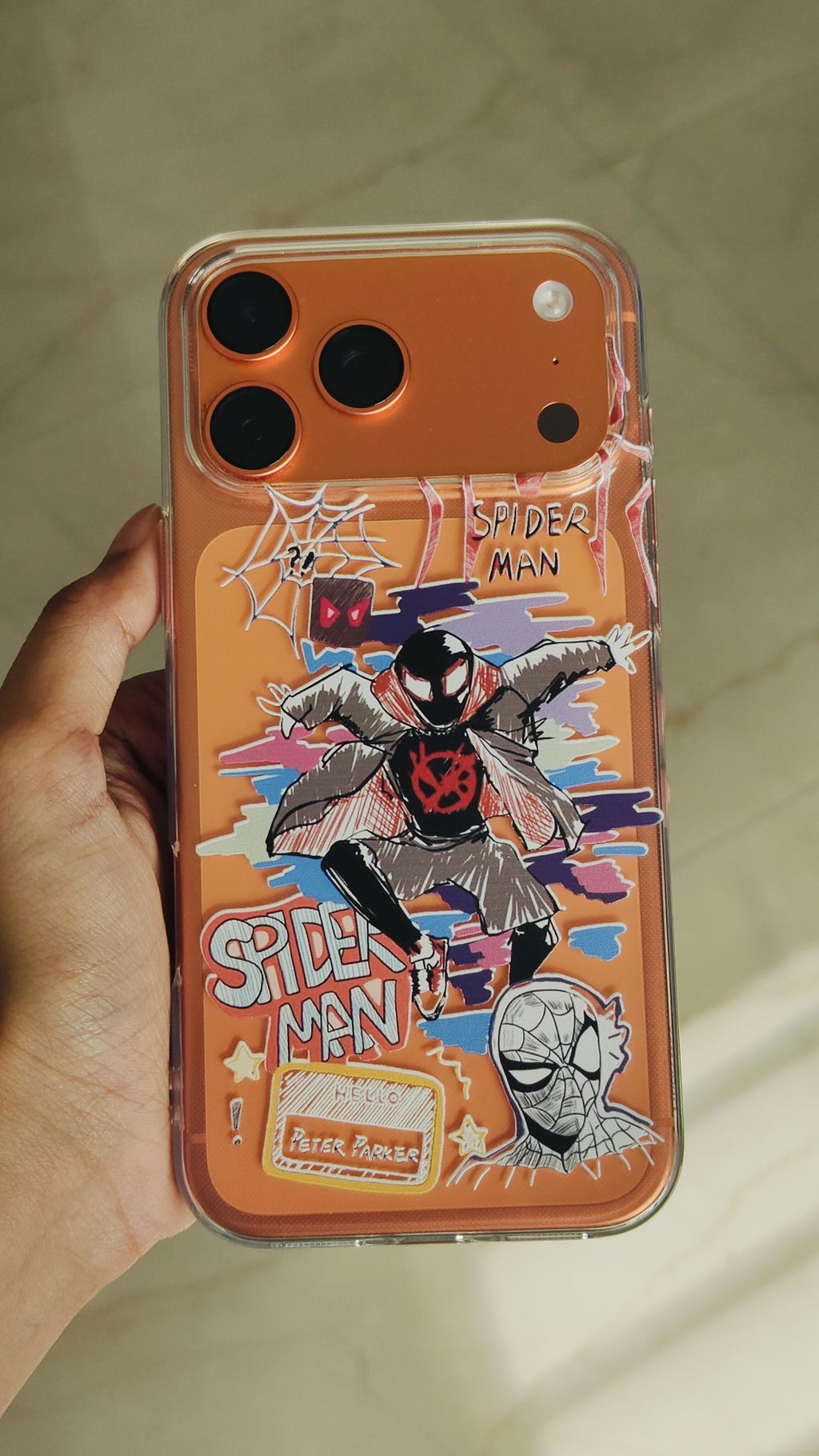 Spider-Man Silicone Clear Case