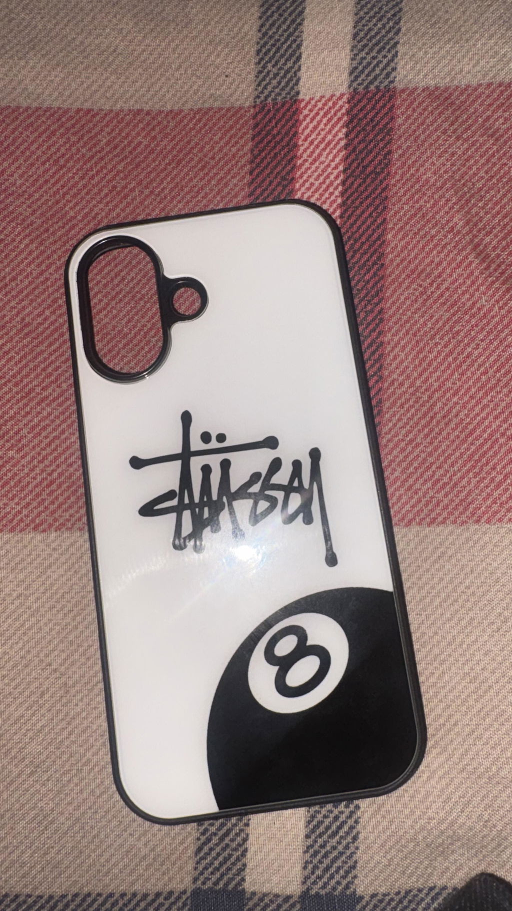 Stussy 8ball Y2K Glass Phone Case Cover