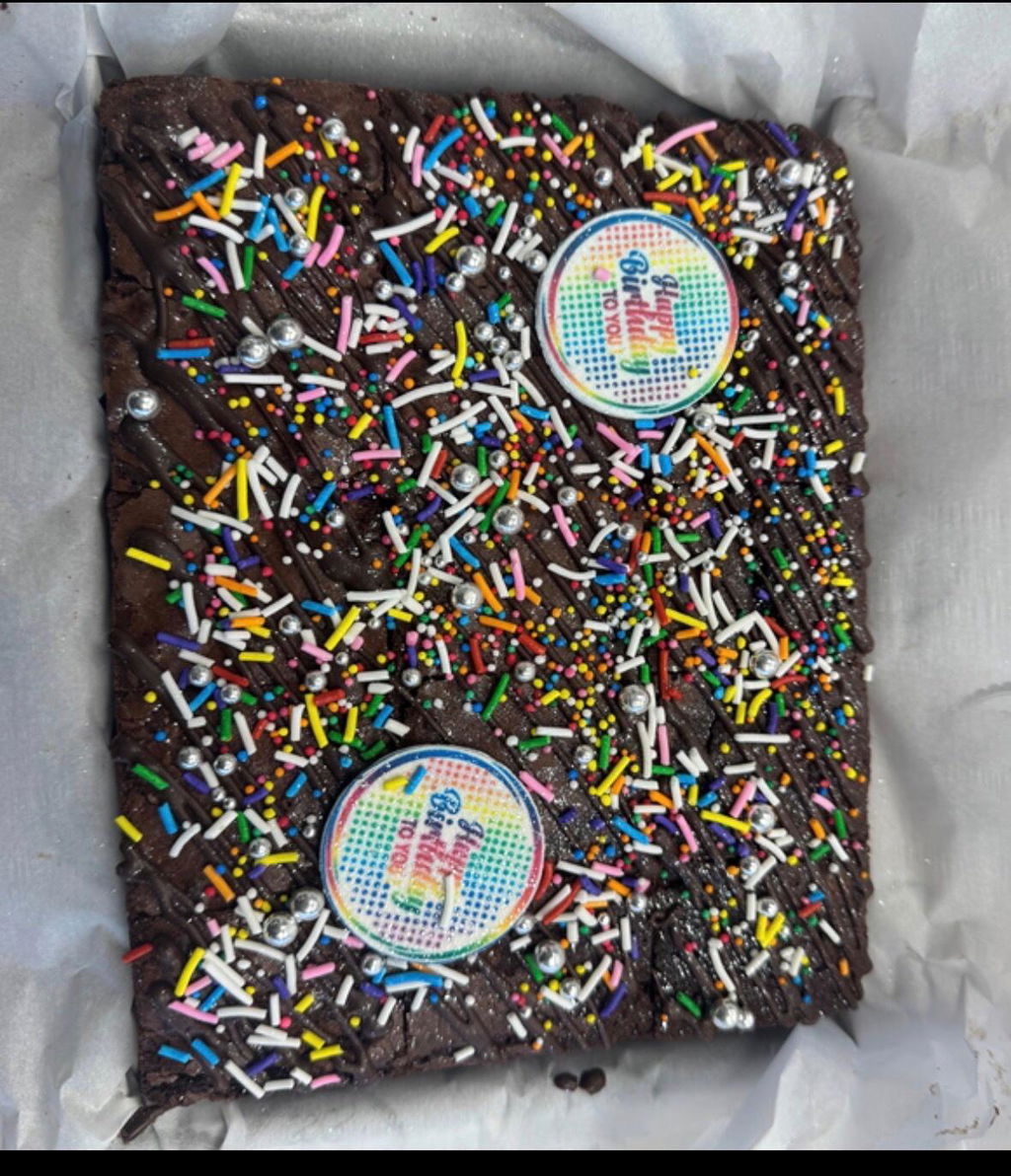 Chocolate Brownie Gift Box with Bling!
