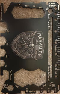 Business Card Multi Tool Card (Model 1) Custom Branded