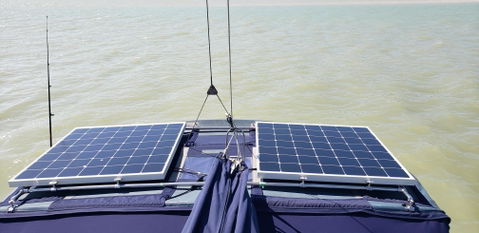 180 Watt Rigid Marine Solar Panel - Sunpower A+ Grade 24.4% Efficient Cells