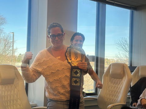 Custom Champion Wrestling Belt
