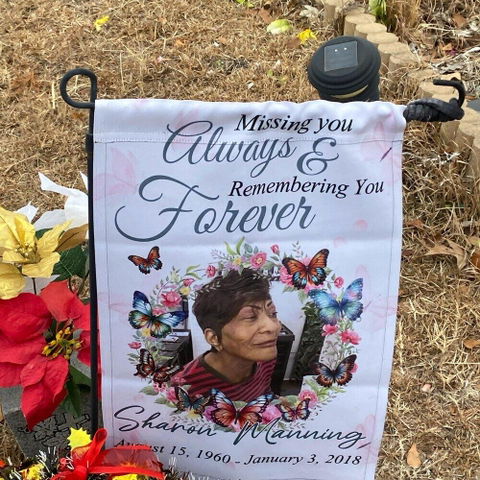 Missing You Always & Remembering You Forever - Personalized Garden Flag - GF22TL