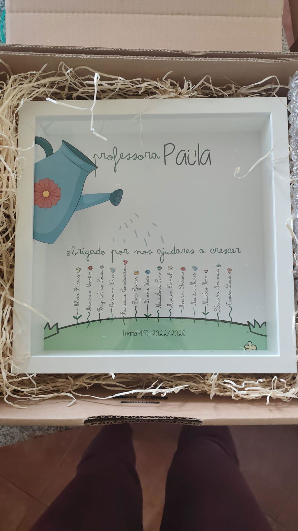 Quadro Jardim de flores | Um Presente Único da Turma