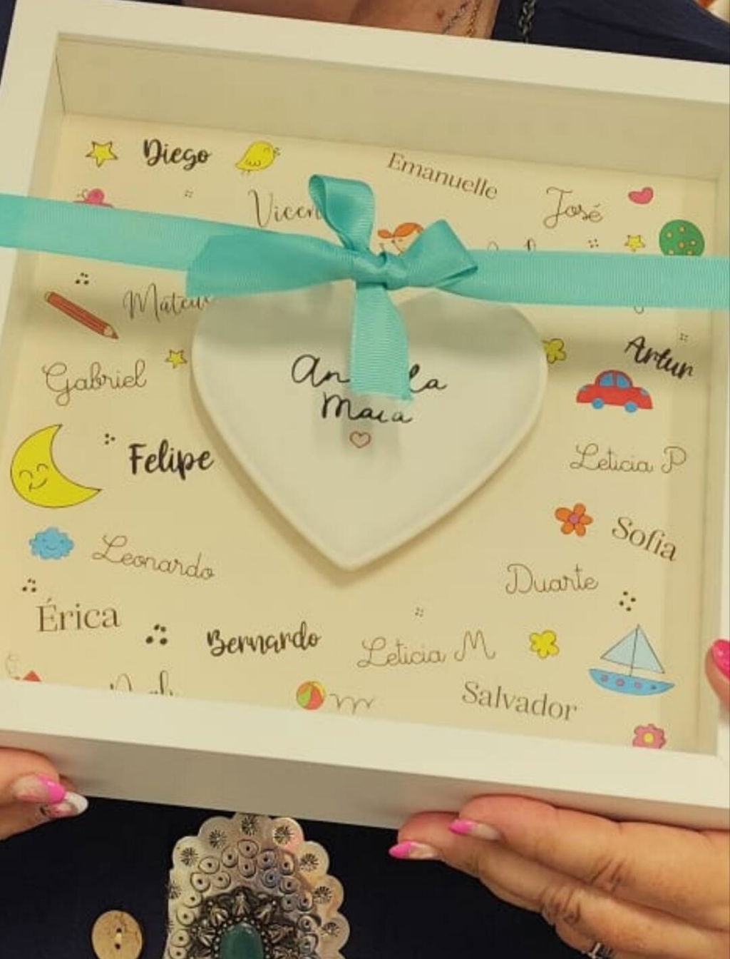 Quadro com Alma — Coração de Turma
