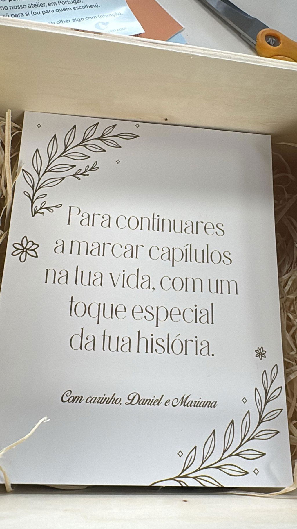 Caixa de Memórias Académicas — Edição Média ✨ | Presente para Finalistas