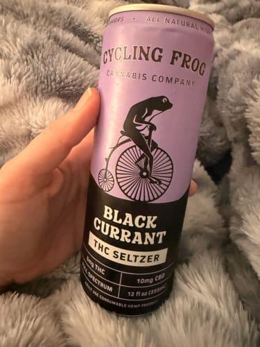 Cycling Frog - Black Currant Seltzer | 5mg THC + 10mg CBD
