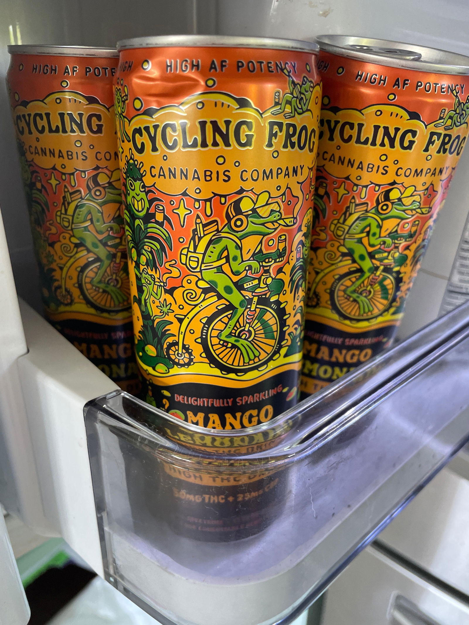 Cycling Frog – THC Mango Lemonade | 50mg THC & 25mg CBD