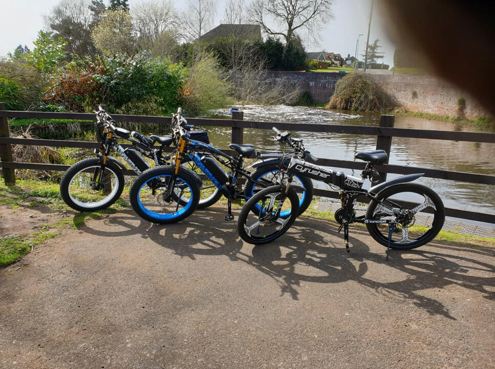 Cyrusher XF770 electric mountain bike, ebike, folding electric