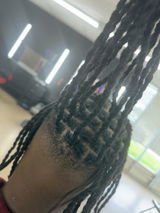 0.2cm Thickness Human Hair Dreadlock Extensions Locs Hair Extensions For Men and Women 4-18 Inch