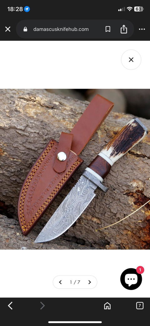 Damascus Knife Hub