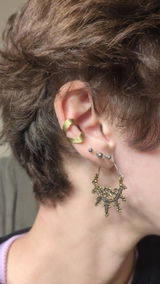 DIAMOND Earcuff / Brass