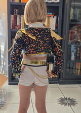 Kinder Rumi Mädchen Cosplay Kostüm Halloween Karneval Party Anzug