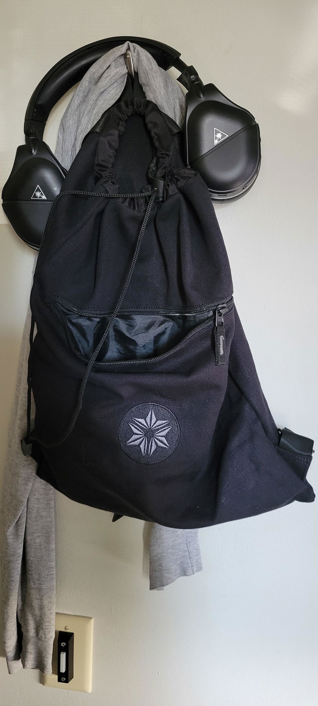 datsusara backpack mini Many requested a smaller Dats Blue/Redra backpack for children Hemp Cinch Bag | Datsusara
