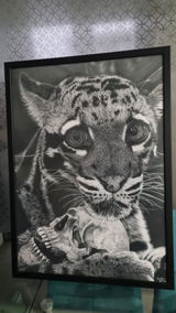 Lámina de Leopardo Nublado Hiperrealista | EL ÚLTIMO SAPIENS