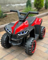 Atv electric pentru copii, varsta 2-4 ani, 6v4ah, cu doua motoare , faruri led, rosu