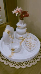 Large Round Tray, Donut Vase, Nordic Vase, Loutas Flower Pot & Leaf Tray Bundle 68