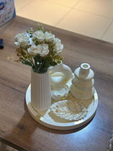 Large Round Tray, Donut Vase, Nordic Vase, Loutas Flower Pot & Leaf Tray Bundle 68