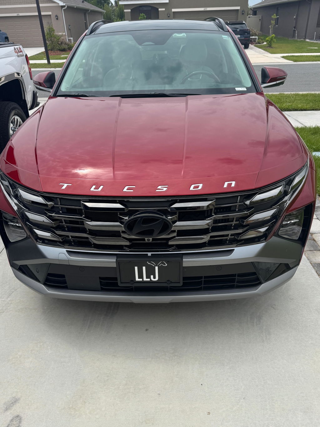 Hyundai Tucson (SUV) | 2022-2026 | Hood Deflector w/logo | #HYTU22DEL