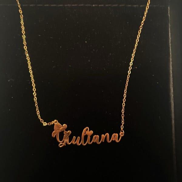Personalized Cowgirl Name Necklace