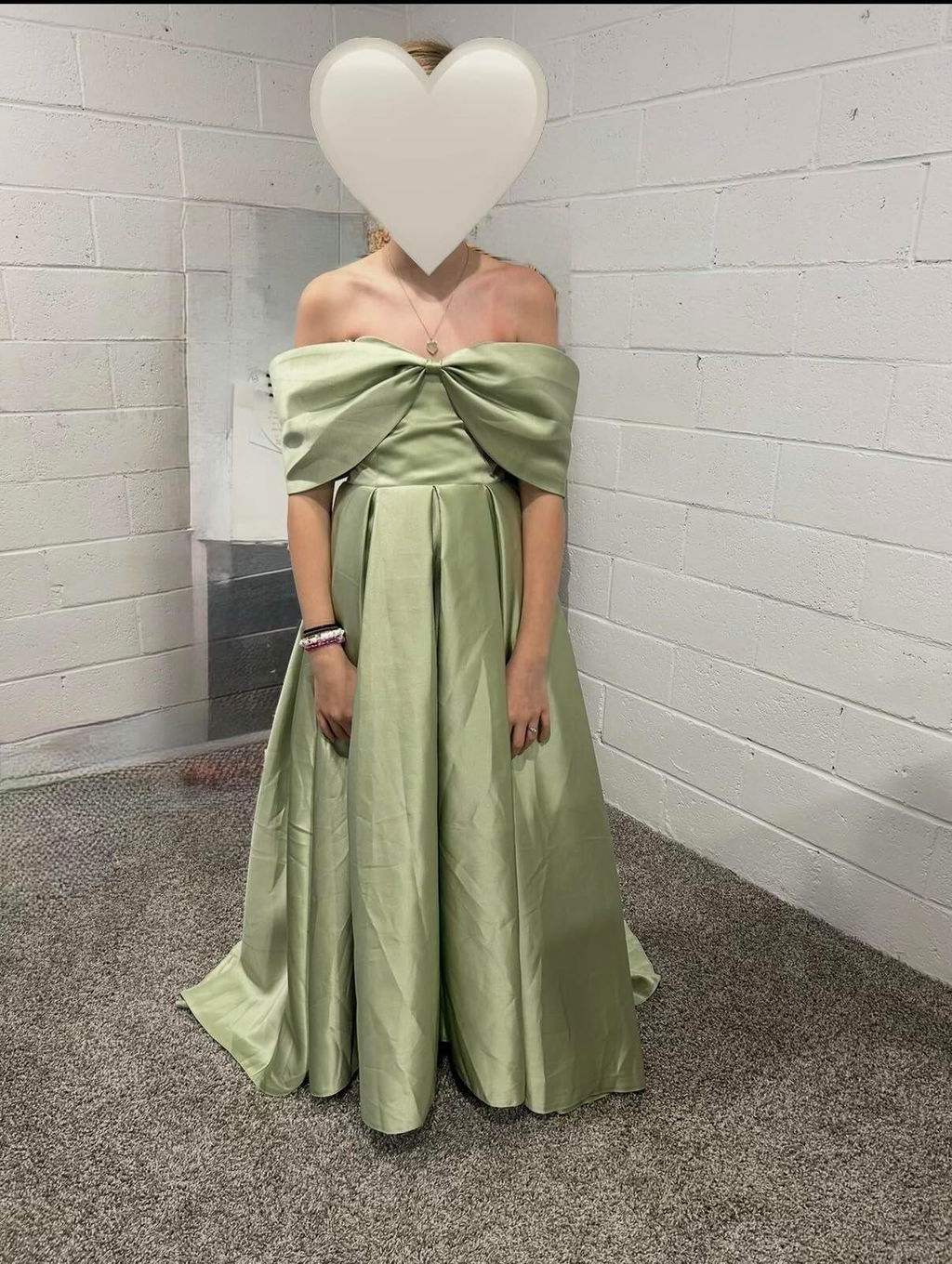 Dideyttawl Satin Flower Girl Dress A Line Off Shoulder Formal Ball Gown Bow Back