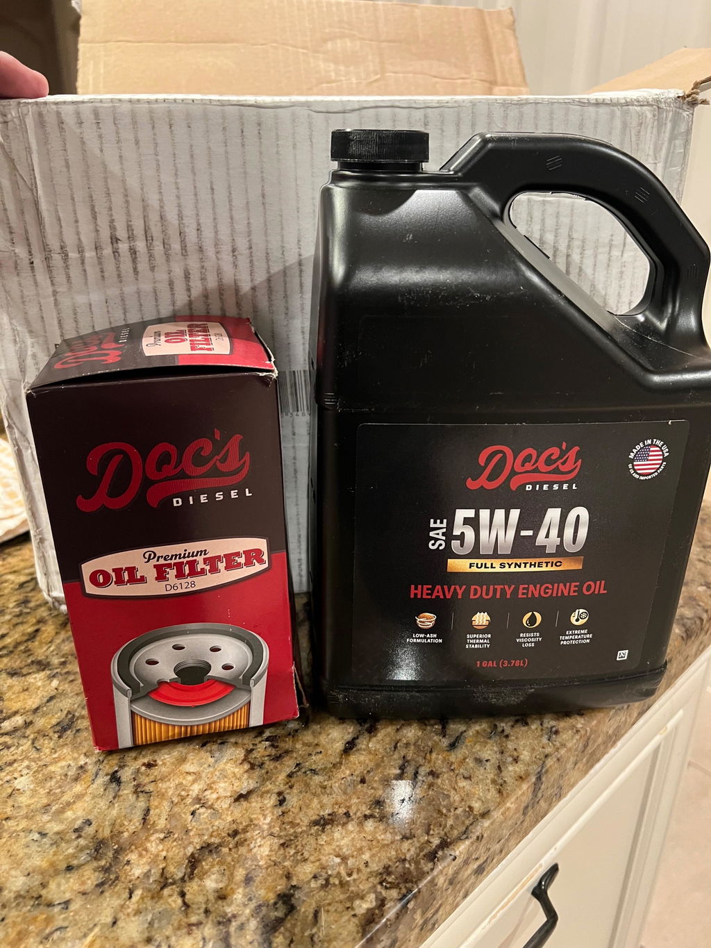 Doc's Diesel Ford 6.7L Powerstroke 5W-40 Full Synthetic Oil Change Kit 2011-2026
