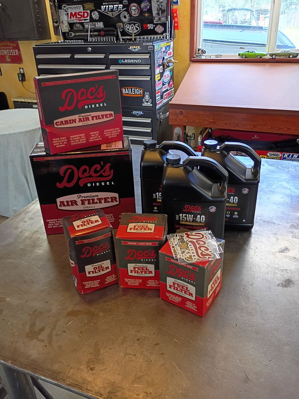 Doc's Diesel RAM 6.7L Cummins 15W-40 Full Synthetic Oil + Filter Maintenance Kit 2013-2018