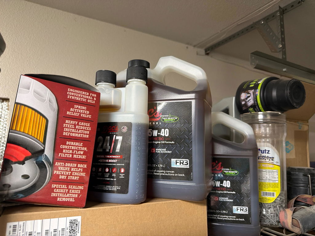 Doc's Diesel Jeep Wrangler/Gladiator 3.0L + Dodge RAM 1500 3.0L EcoDiesel 5W-40 Full Synthetic Oil Change Kit 2020-2023