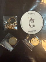 真鍮キーホルダー | QRコード付き犬用迷子札 | アプリ連携