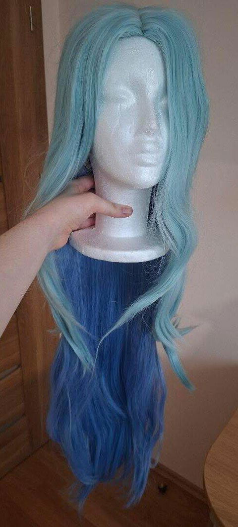 【Partially Ready For Ship】DokiDoki Game Genshin Impact Dottore Cosplay Wig Doctor Short Blue / Earring / Ear Clip / Alchemy Bottle