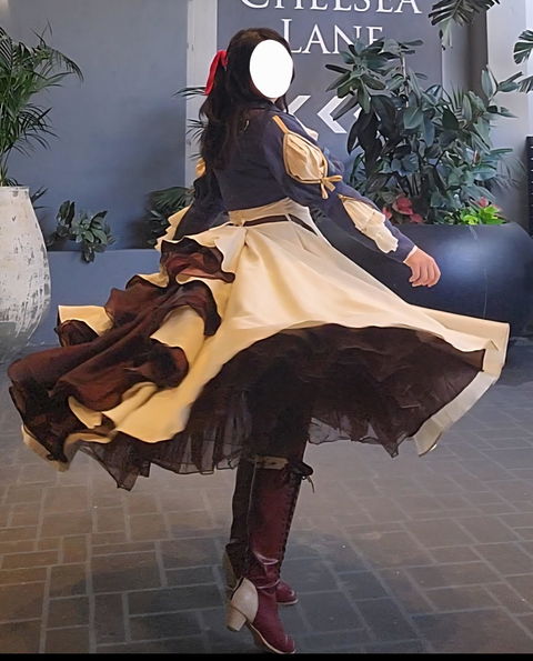 【Partially Ready For Ship】【2.0 Ver】DokiDoki-SR Anime Violet Evergarden Cosplay Costume Women Dress