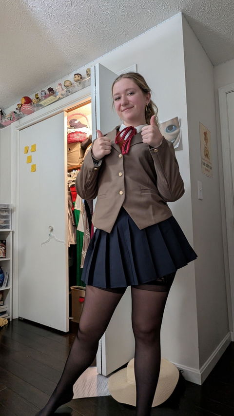 【Ready For Ship】【Size S-2XL】DokiDoki-R GAME DokiDoki Literature Club Cosplay Sayori / Natsuki / Yuri / Monika Costume School Uniform Halloween  DDLC