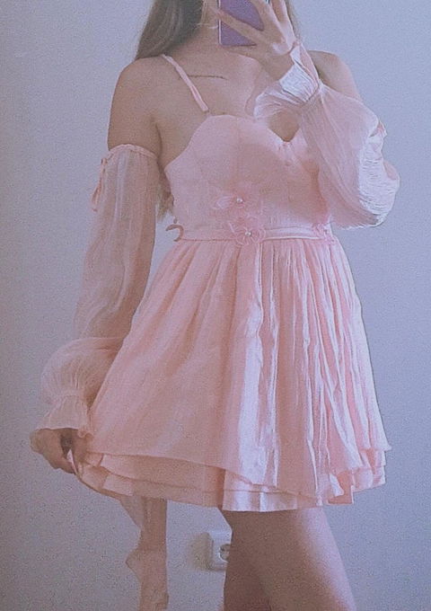 【 Ready For Ship】【Size S-3XL】DokiDoki-R Game Love and Deepspace Cosplay Protagonist MC Costume Dreamy Heart Pink Dress