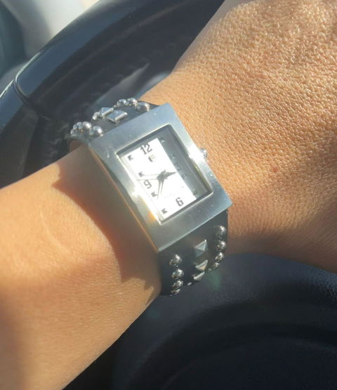 Reloj Kenneth Cole Mujer Año 2005 Cuff Original Tachas