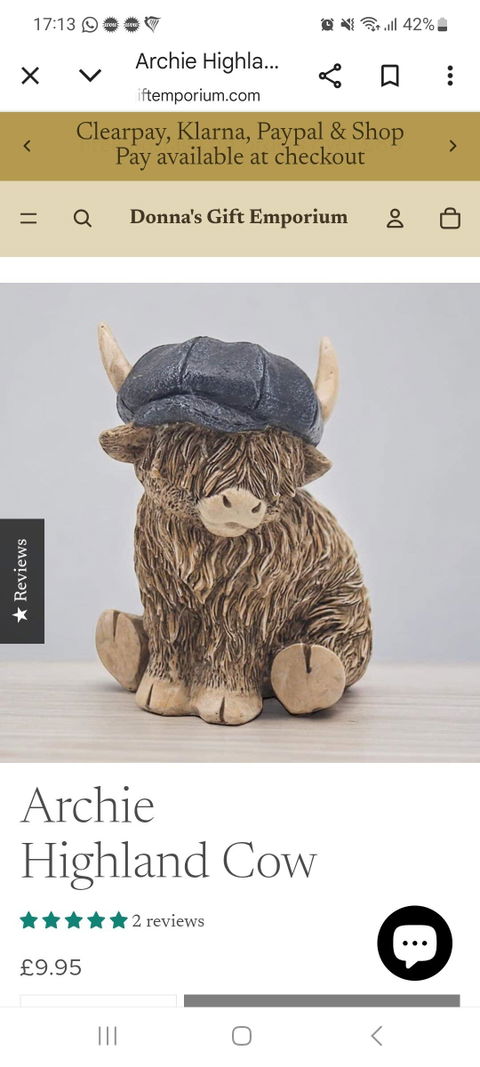 Dorris The Highland Cow With Rollers
