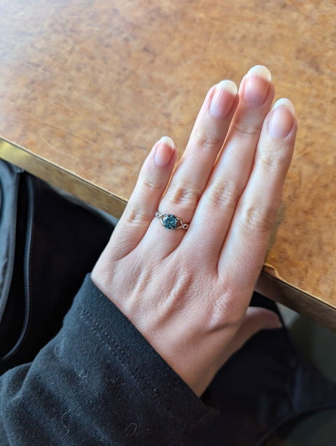 2.0CT-3.0CT Emerald E/VS1 Lab Created Diamond Three Stone Engagement Ring