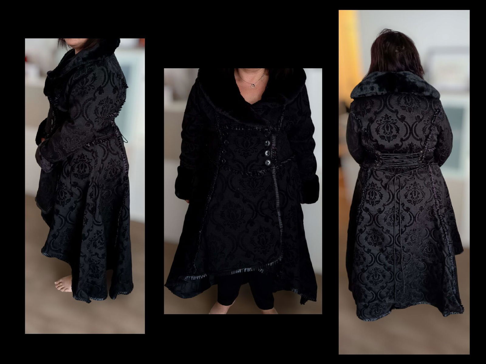Black Evil Queen Coat – DraculaClothing