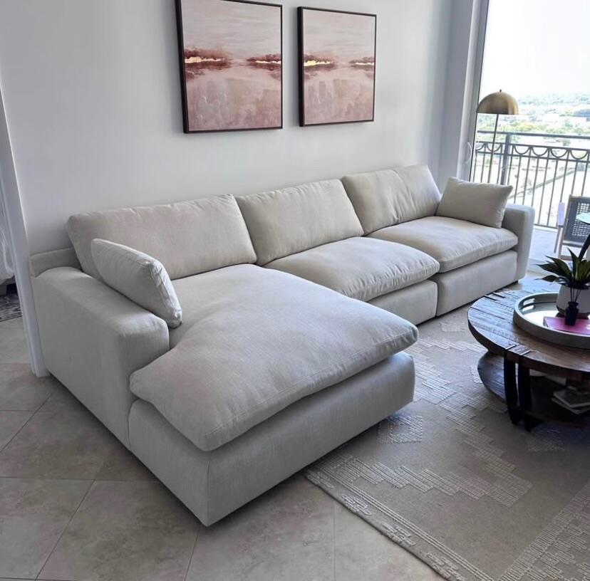 Elyza Beige™ Cloud Sofa