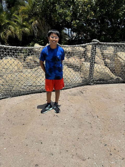 Marble Blue Boy’s T-Shirt
