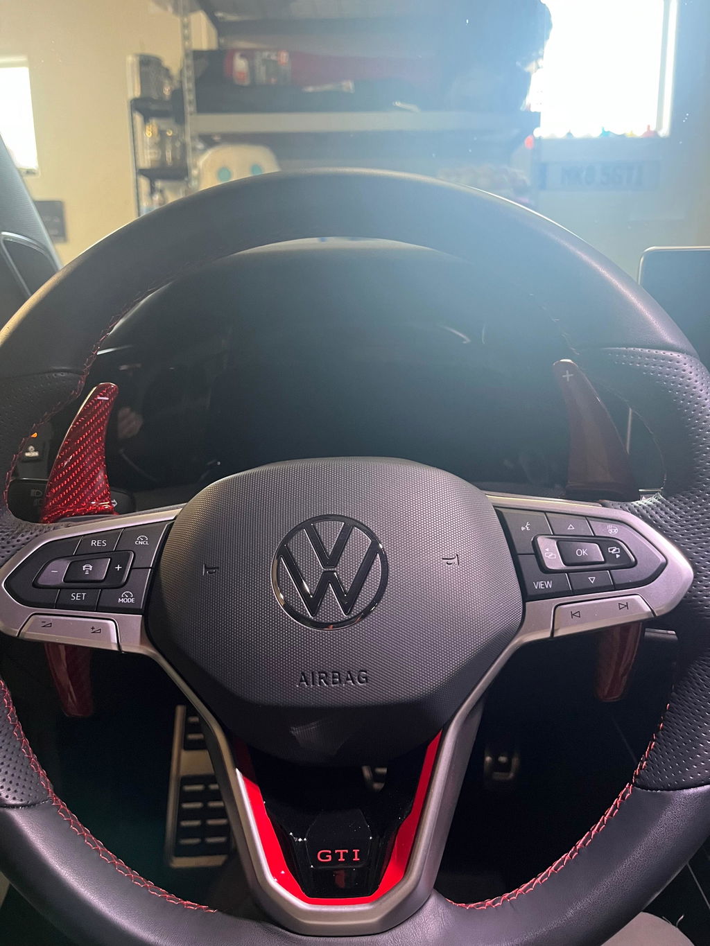 VW MK8 Carbon Fiber Paddle Shifters (EI8HT)