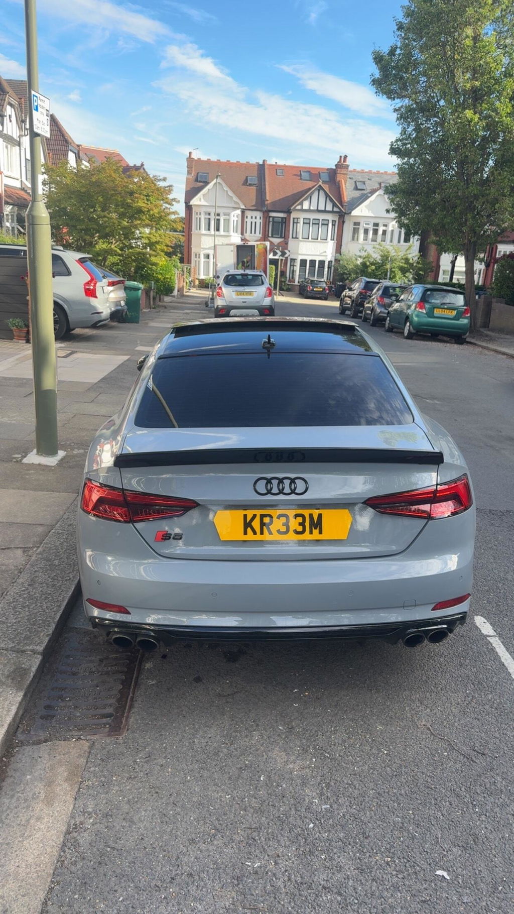 Rear Black Emblem for Audi