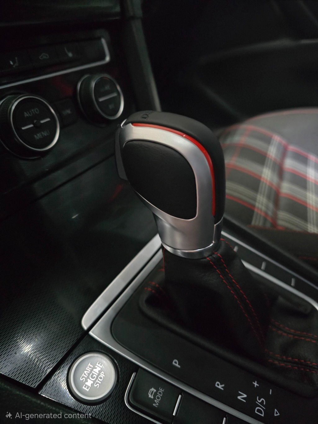DSG Shifter Knob Leather & Chrome Upgrade