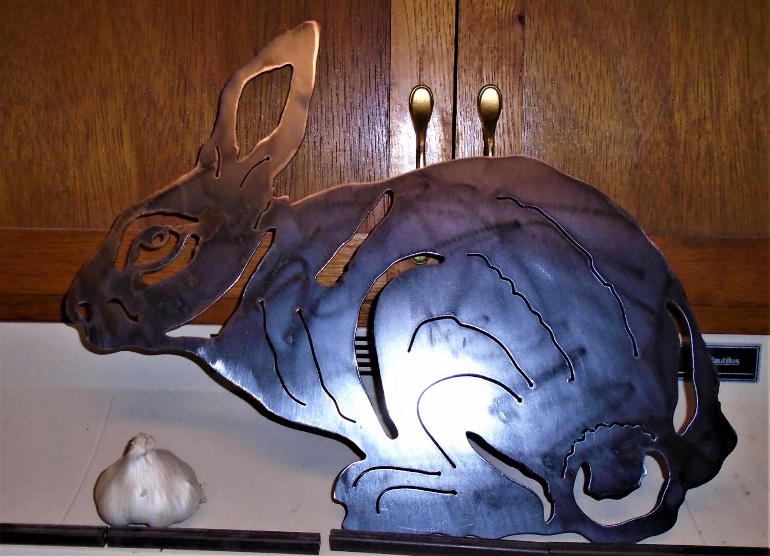 Decorative CNC Cutting Design | Rabbit and Bunny Signs DXF Files