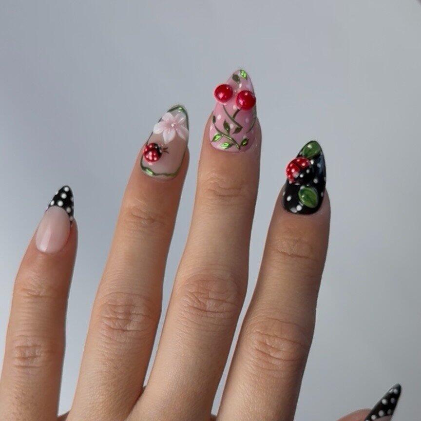 Polka Cherry Tips