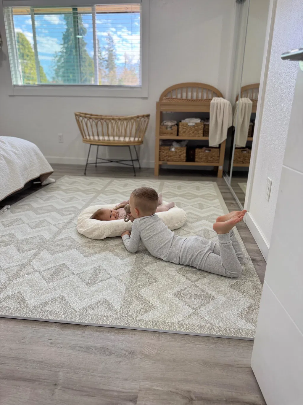 Lucio Linen Play Mat - Non-Toxic & Stylish | Eeveve
