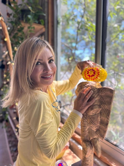 Mother’s Day Mosaic Lamp Workshop
