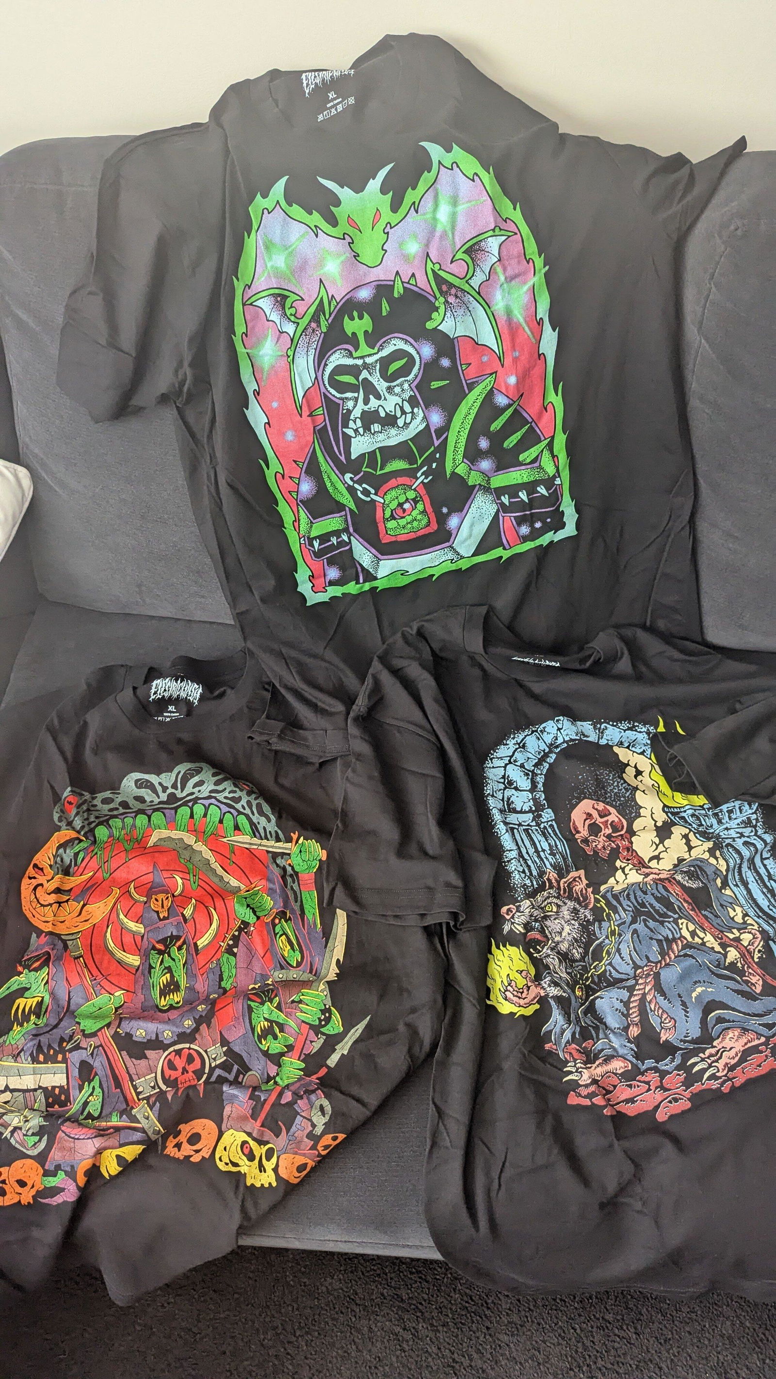 Vintage モリンフェンTシャツ　mtg Shirt XL Morinfen Mortal Sin T-Shirt: Wargaming, TCG & Fantasy Clothing